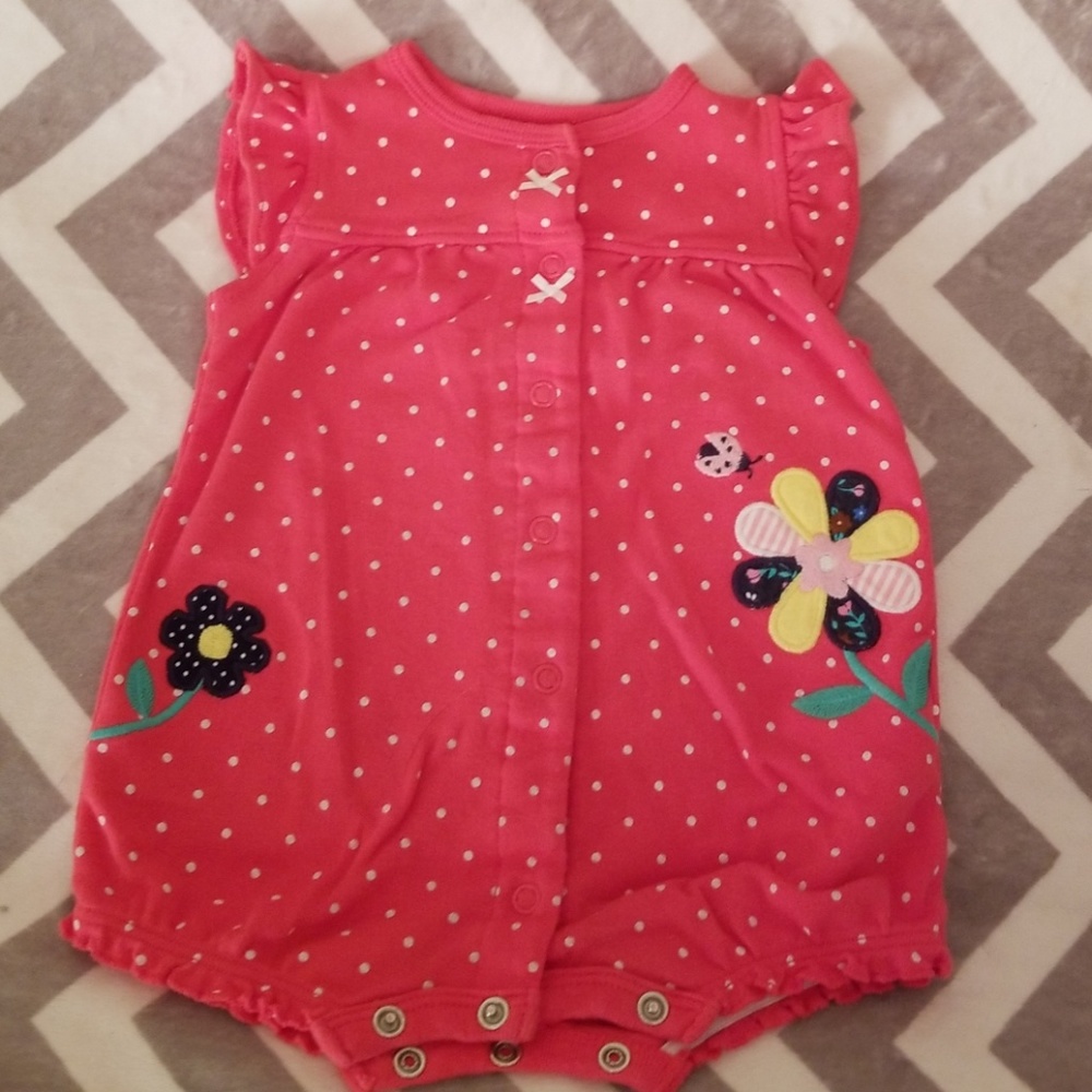 Pink polkadot outfit